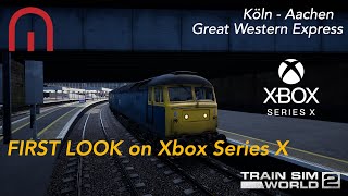 Train Sim World 2  FIRST LOOK on Xbox Series X [upl. by Epilihp]