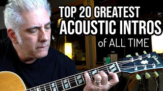 TOP 20 ACOUSTIC GUITAR INTROS OF ALL TIME [upl. by Zetta]