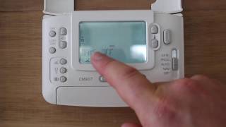 ANSWERED How to Programme the Honeywell CM907 Thermostatic Control Unit [upl. by Langer]