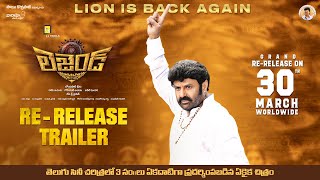 Legend ReRelease Trailer 4K  Nandamuri Balakrishna  Boyapati Srinu  DSP In Theatres March 30 [upl. by Anders]