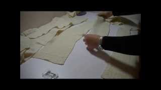 Tutoriel en video  Veste croisée avec doublure partie 25 [upl. by Hannahc]