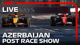 LIVE Azerbaijan Grand Prix PostRace Show [upl. by Egiap]