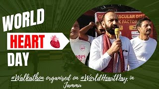 Walkathon organised on World Heart Day in Jammu [upl. by Funk501]