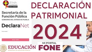 TUTORIAL Declaración Patrimonial 2024  Paso A Paso [upl. by Havard]