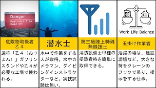 難易度が低くおすすめ資格！簡単な国家資格！独学や講習で取れる【ランキング】【雑学】【比較】 [upl. by Bocyaj]