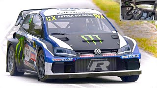 PETTER SOLBERG INSANE DRIVING  600Hp VW Polo R WRX SuperCar [upl. by Atlanta]