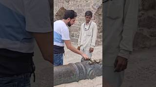 तोप को चोर काट के ले गए। reels short india hindi golcondaFort SathlatheVlog [upl. by Yelnats721]