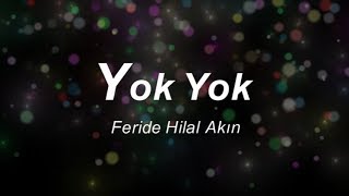 Feride Hilal Akın Yok Yok Karaoke [upl. by Seamus]