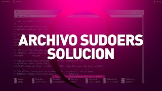 Solucion al archivo sudoers en Debian 12 Bookworm [upl. by Rovaert869]