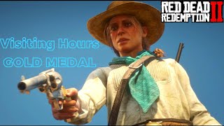 Arthur Morgan John Sadie Fight in the mission quotVISITING HOURSquot Gold Medal Red dead redemption2 [upl. by Laen187]