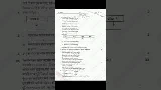 1st Semester exam Hindi Question paper 202425 class 10th Maharashtra board Shorts examssc ssc [upl. by Breh]