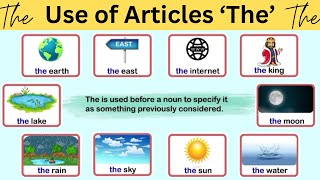 Use of Article The  English Grammar For Kids jayarajput  ENGLISH GRAMMER [upl. by Jadda]