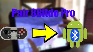 How to pair 8Bitdo Pro Nes30 to Android [upl. by Jacquenetta478]