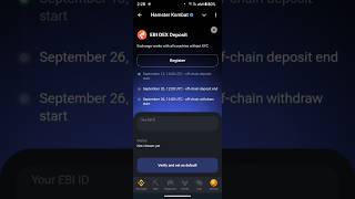Hamster Withdraw in EBI Exchange  Connect Trust wallet shorts hamsterkombat trustwallet [upl. by Arahc]