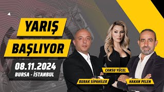 Yarış Başlıyor  8 Kasım 2024 Bursa ve İstanbul At Yarışı Tahminleri [upl. by Renrut]