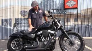 2008 HarleyDavidson Nightster with Vance amp Hines Short Shots [upl. by Koorb]