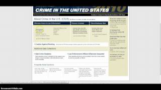 The Uniform Crime Report UCR [upl. by Schoof988]