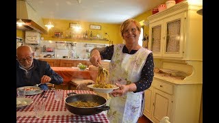 LE TAGLIATELLE AI FUNGHI DI BORGOTARO  RICETTA DELLA NONNA MARIA [upl. by Aizat]