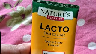 reviewNatures lacto bleechmalayalam review bleech lacto detanning detan [upl. by Anadroj]