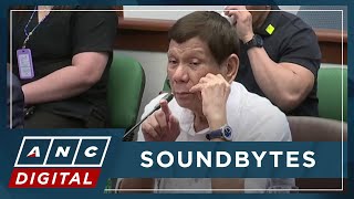 Duterte slams lawmakers forcing cop to confirm drug war system Its perjury  ANC [upl. by Bondy]