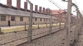 Auschwitz Birkenau Le temps dune visite le 28 mars 2012 [upl. by Richers]