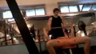 bench press 95kg x5 [upl. by Mirella]