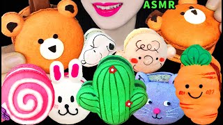 ASMR CHOCOLATE FAT MACARON DESSERTS FATCARON PARTY뚱카롱 먹방 SWEET MACARON KFOOD MUKBANG EATING SOUNDS [upl. by Anneuq]