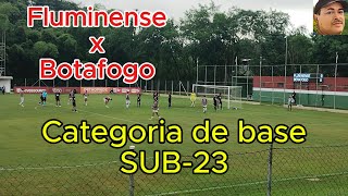 Futebol categoria SUB23 Fluminense x Botafogo JOGÃO DE BOLA [upl. by Candice]