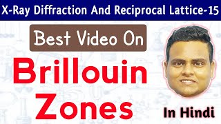 Brillouin Zones In Solid State Physics  Brillouin Zones In Hindi [upl. by Loggins]