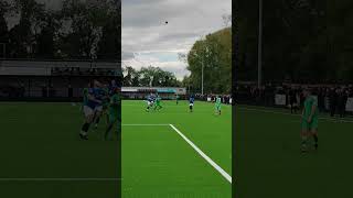 Biggleswade striker heads his own flick on [upl. by Naahsar]