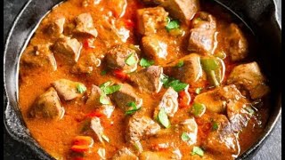 HIT Gulasz wieprzowy z szynki smaczny i szybki Rewelacja pork stew  MajkelGotuje [upl. by Bertila]