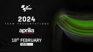 Aprilia Racing  2024 MotoGP Teams Presentations Live Show [upl. by Ardnekal]