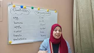 countableamp uncountable nouns شرح الاسماء المعدوده وغير المعدودة [upl. by Tormoria]