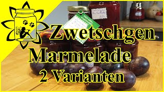 Zwetschgen  Zwetschgenmarmelade  Rezept Zwetschgen haltbar machen  Vorräte anlegen [upl. by Neened745]