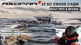 AXOPAR 37 XC CROSS CABIN  BOAT TEST  REVIEW  Key improvements [upl. by Alyel391]