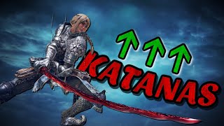 Elden Ring Katanas Are Extremely Powerful After The Recent Poise Changes [upl. by Eceerahs]