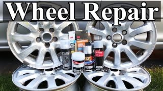 How to Repair Wheels with Curb Rash and Scratches [upl. by Carmella]