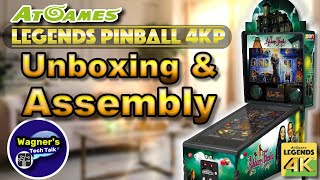 AtGames Legends Pinball 4K Unboxing amp Assembly Setup Part 1 [upl. by De]