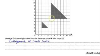 Enlargement GCSE Maths [upl. by Vance]