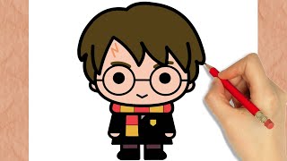 How To Draw HARRY POTTER [upl. by Ennayoj]