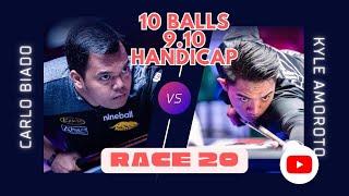 Carlo Biado VS KYLE AMOROTO 910  Race 20 [upl. by Niarb]