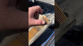 PSA go change your air filter Dusty trail miles did a number on it overlanding automobile [upl. by Anaizit]