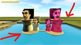 12 Spartan Kicking Skibidi Toilets in The Giant Water Pit  Garrys Mod [upl. by Meill]