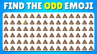 Find the ODD One Out  Emoji Quiz  Easy Medium Hard [upl. by Yecram]