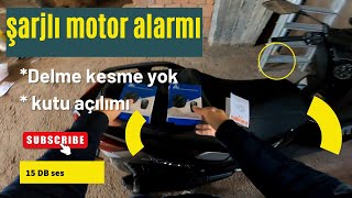 motoru delmeden kesmeden alarm nasıl takılır hangi şarjlı alarmı takabilirim Çinden alarm almak [upl. by Tuckie]