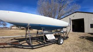 Etchells Sailboat Trailer Modification [upl. by Nimrac142]