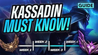 Kassadin Season 14 Guide  How To Carry and GET TO MASTERS Step by Step [upl. by Sset]