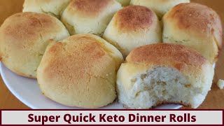 Quick And Delicious Keto Dinner Rolls Nut Free And Gluten Free No Yeast [upl. by Quackenbush992]