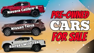 Preowned Cars For Sale  Nissan Terra VL  2024 Ford Ranger Wildtrak  2024 Nissan Navara CalibreX [upl. by Kindig]