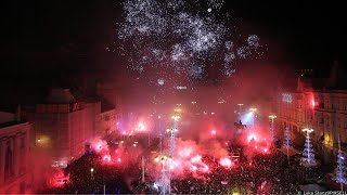 UŽIVO Doček Vatrenih u Zagrebu [upl. by Natanhoj150]